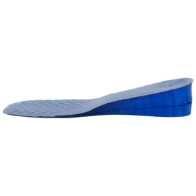 1 Pair Men Blue Detachable 2-Layer Height Increase Full Insoles Shoe Pad 5CM