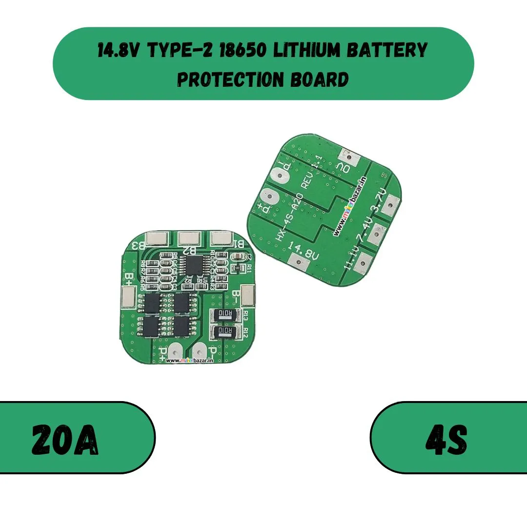 4S 18650 Lithium Battery Protection Board [Green]