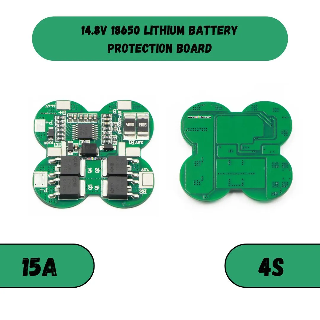 4S 18650 Lithium Battery Protection Board [Green]