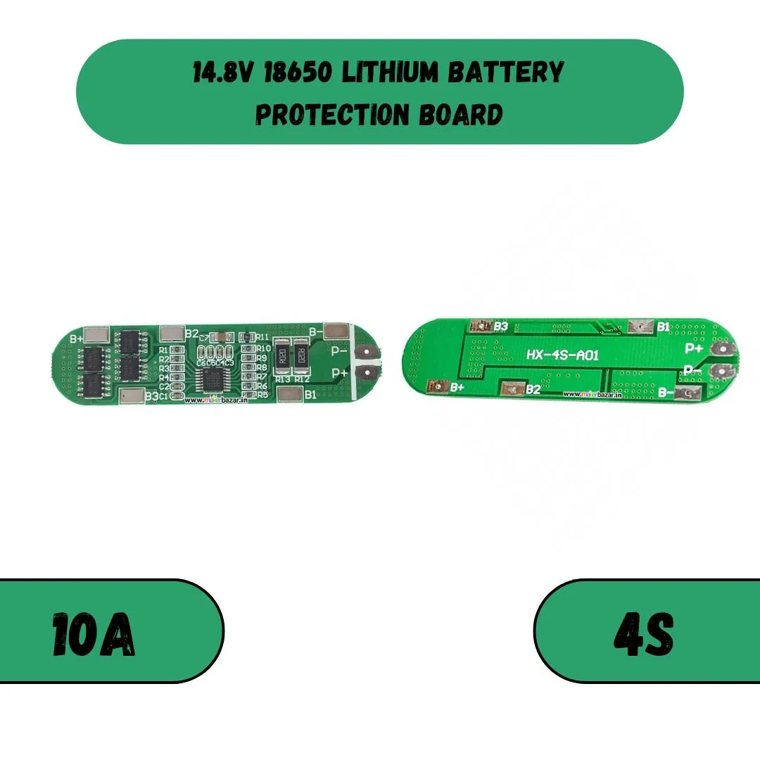 4S 18650 Lithium Battery Protection Board [Green]