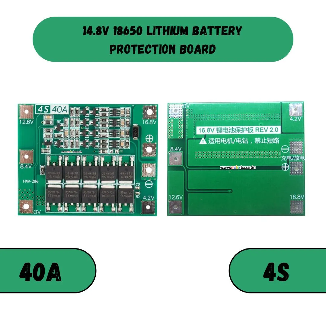 4S 18650 Lithium Battery Protection Board [Green]