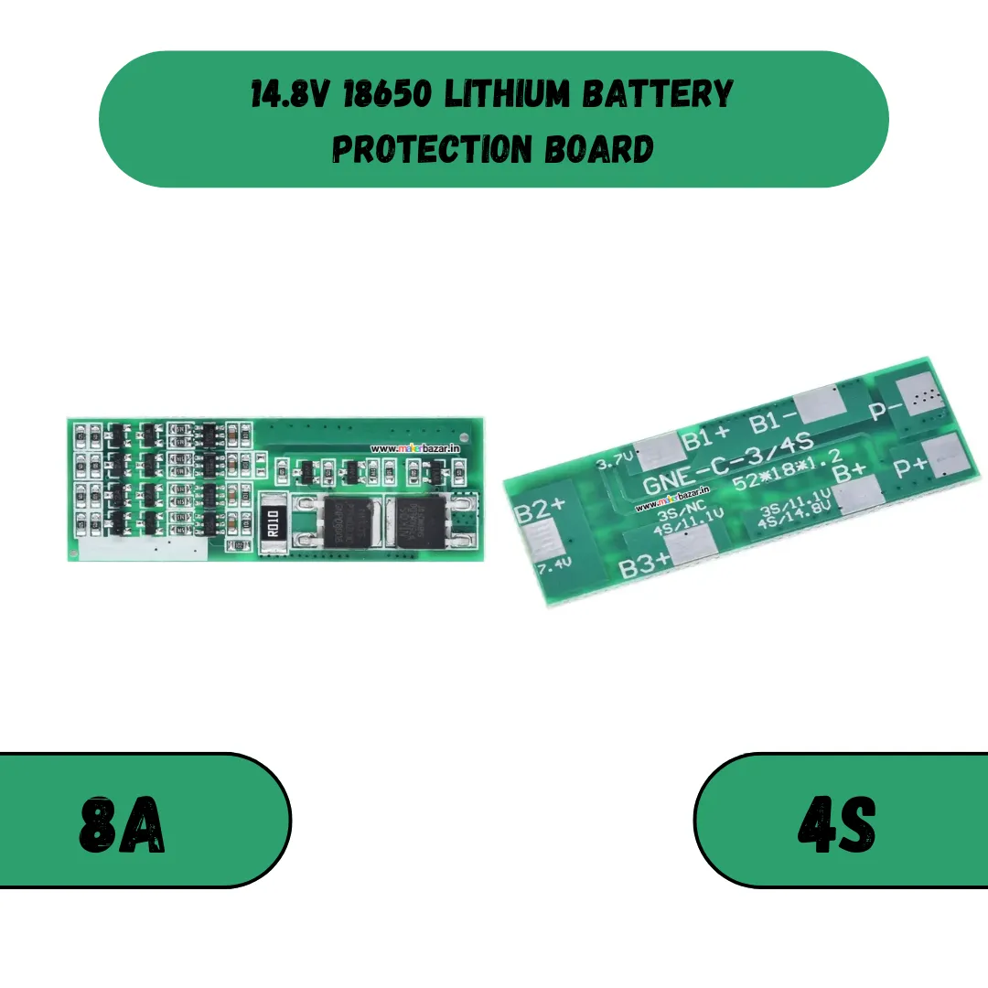 4S 18650 Lithium Battery Protection Board [Green]