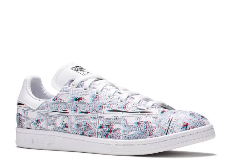 Adidas DISNEY X STAN SMITH 'MICKEY MOUSE COMIC STRIP' sneakers, white