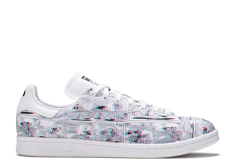 Adidas DISNEY X STAN SMITH 'MICKEY MOUSE COMIC STRIP' sneakers, white