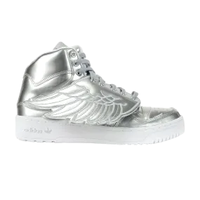 Adidas Jeremy Scott Wings Metal 'Silver Metallic' Sneakers, Silver