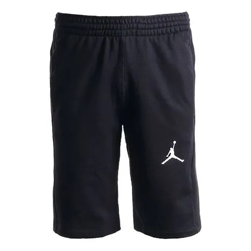 Air Jordan Casual Sports Basketball Training Breathable Shorts Black