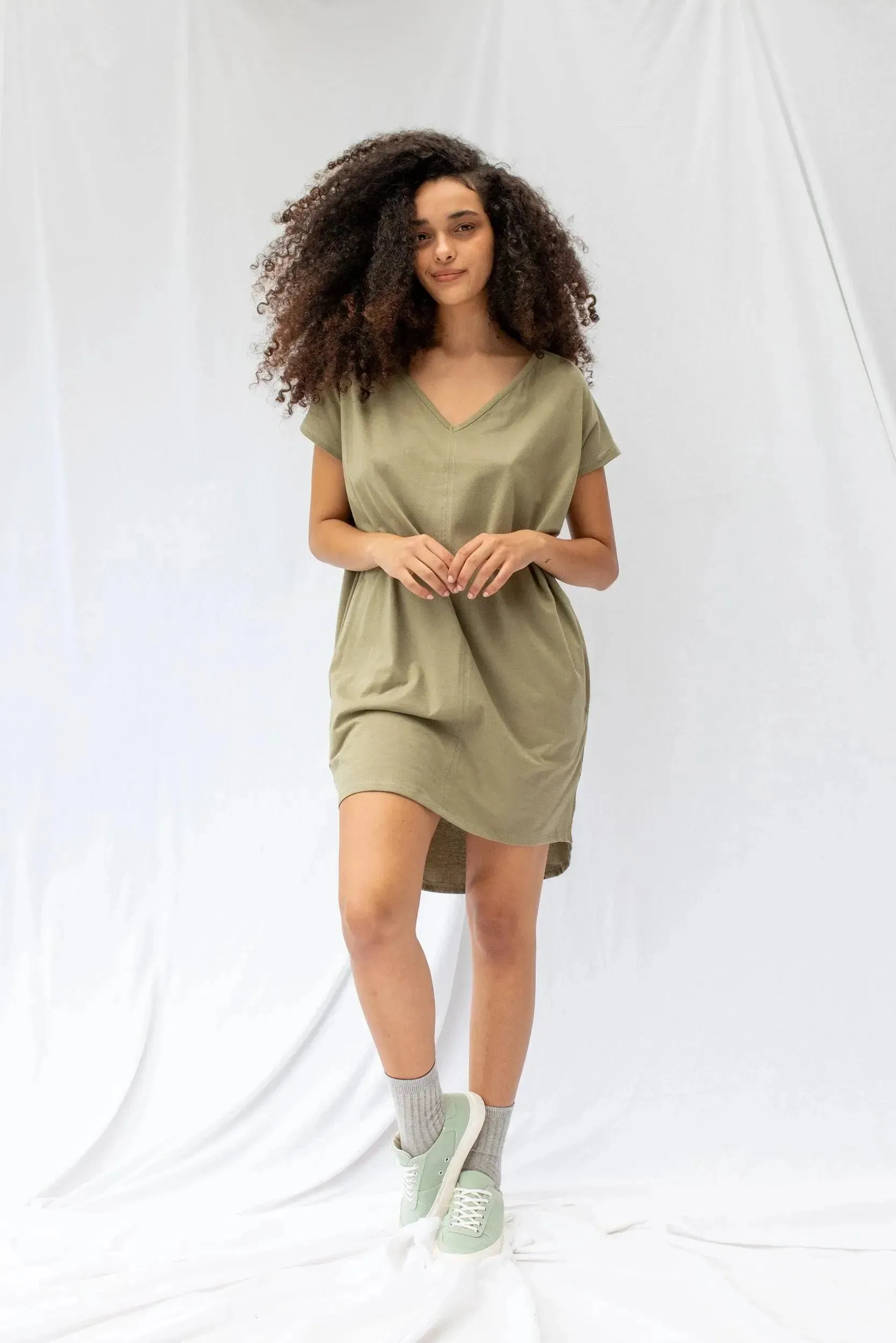 Arc Dress | Olive