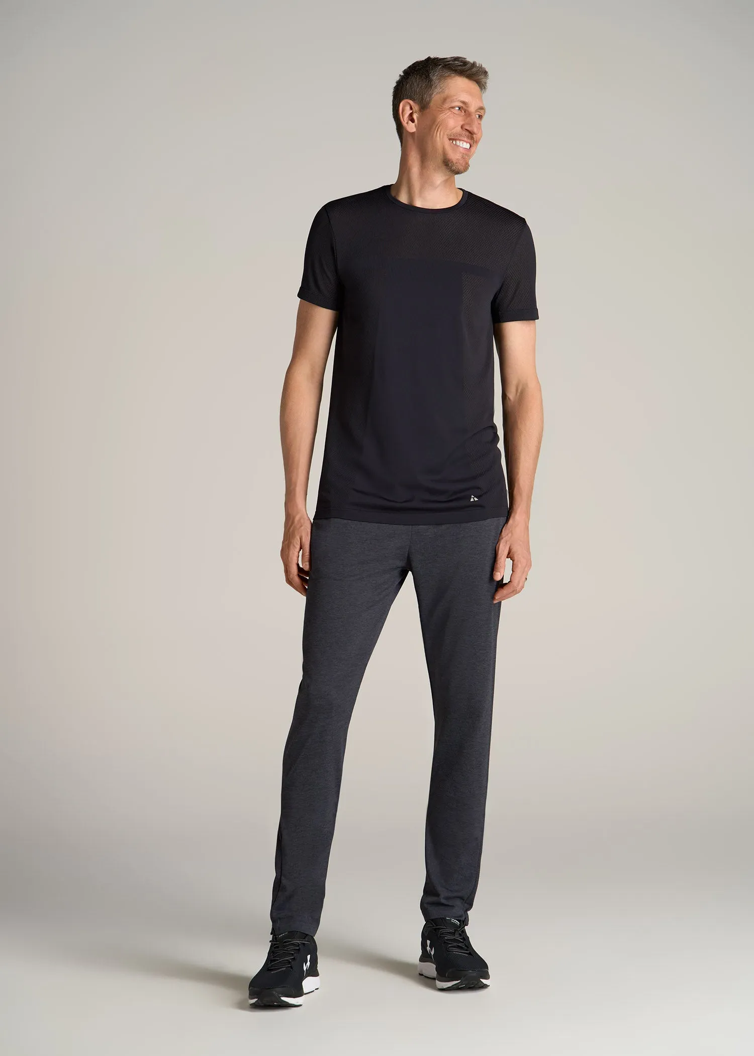 A.T. Performance MODERN-FIT Engineered Athletic Tall Tee in Black