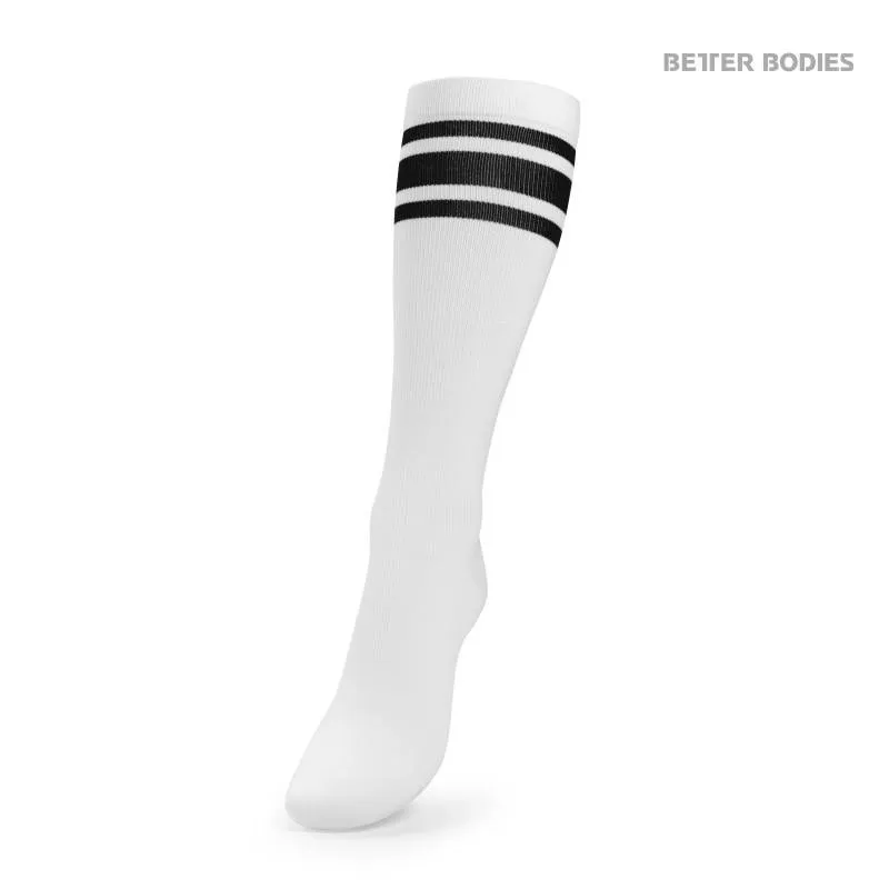 Better Bodies Knee Socks - White