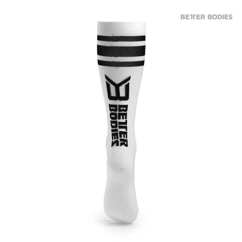 Better Bodies Knee Socks - White