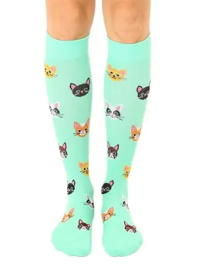 Cat Compression Knee Socks