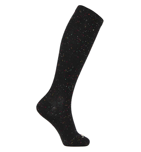 Cotton Everyday Compression Socks (15-20mmHg) - Speckled - 3 Pack