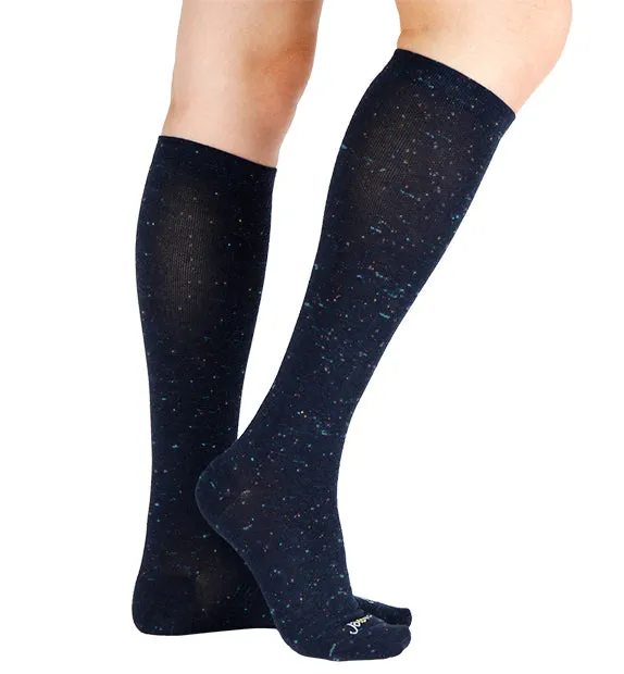 Cotton Everyday Compression Socks (15-20mmHg) - Speckled - 3 Pack