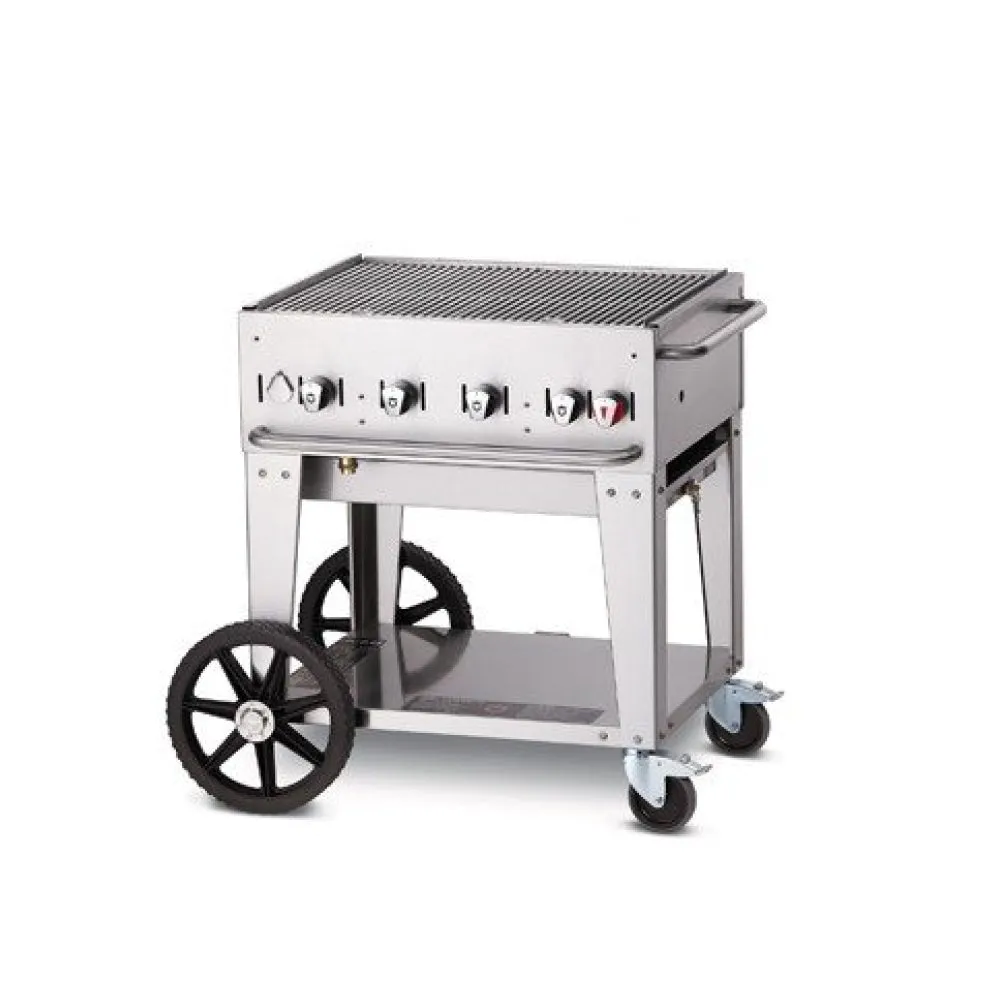 Crown Verity CV-MCB-30NG 30" Mobile BBQ Grill - Natural Gas