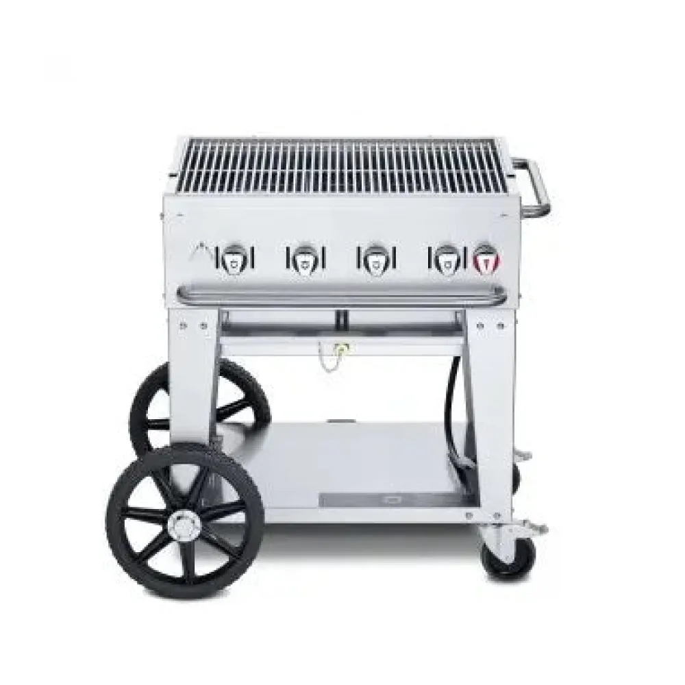 Crown Verity CV-MCB-30NG 30" Mobile BBQ Grill - Natural Gas