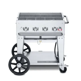 Crown Verity CV-MCB-30NG 30" Mobile BBQ Grill - Natural Gas