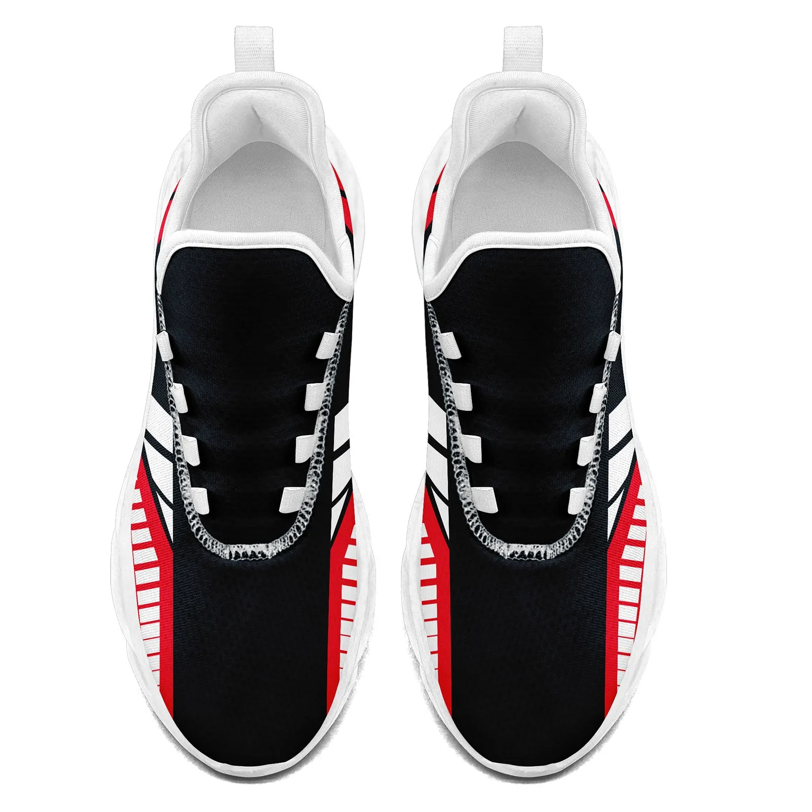 Custom Black Red Houston Maxsoul Shoes Personalized Sneaker FN003-D020325-12