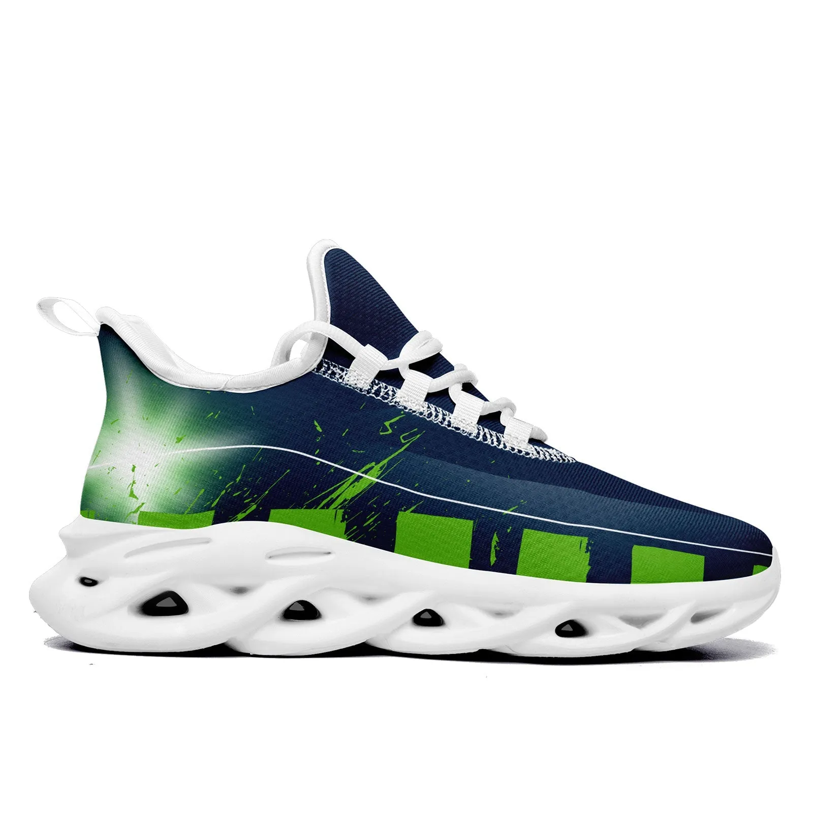 Custom Blue Green Seattle Maxsoul Shoes Personalized Sneaker FN003-D020260-27 Custom Online