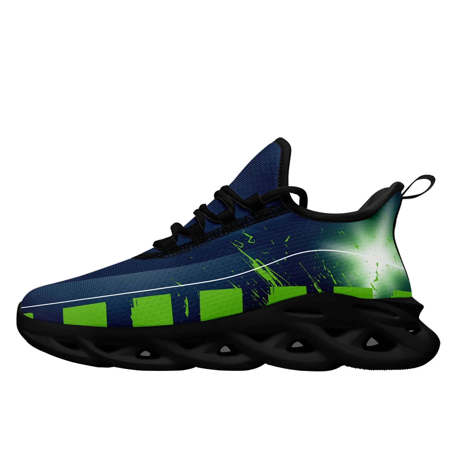 Custom Blue Green Seattle Maxsoul Shoes Personalized Sneaker FN003-D020260-27 Custom Online