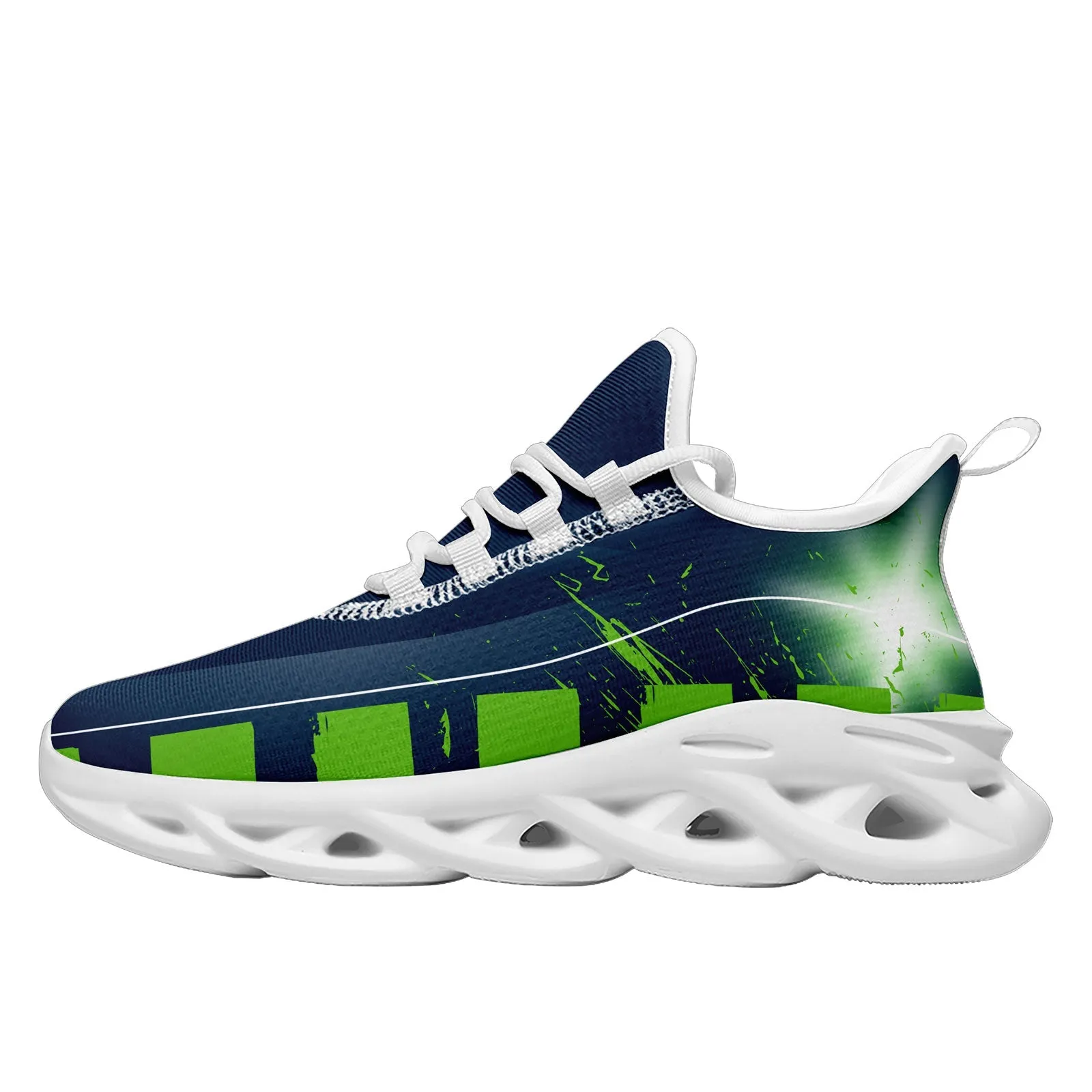 Custom Blue Green Seattle Maxsoul Shoes Personalized Sneaker FN003-D020260-27 Custom Online