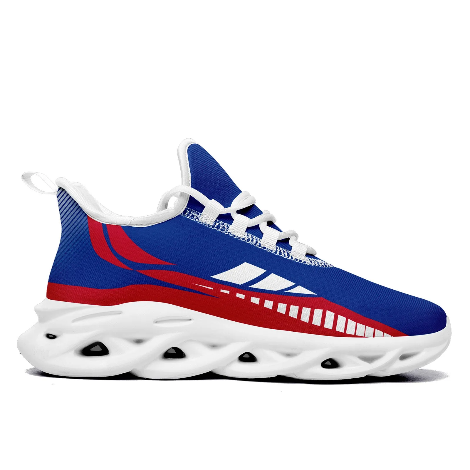 Custom Blue Red Buffalo Maxsoul Shoes Personalized Sneaker FN003-D020325-4