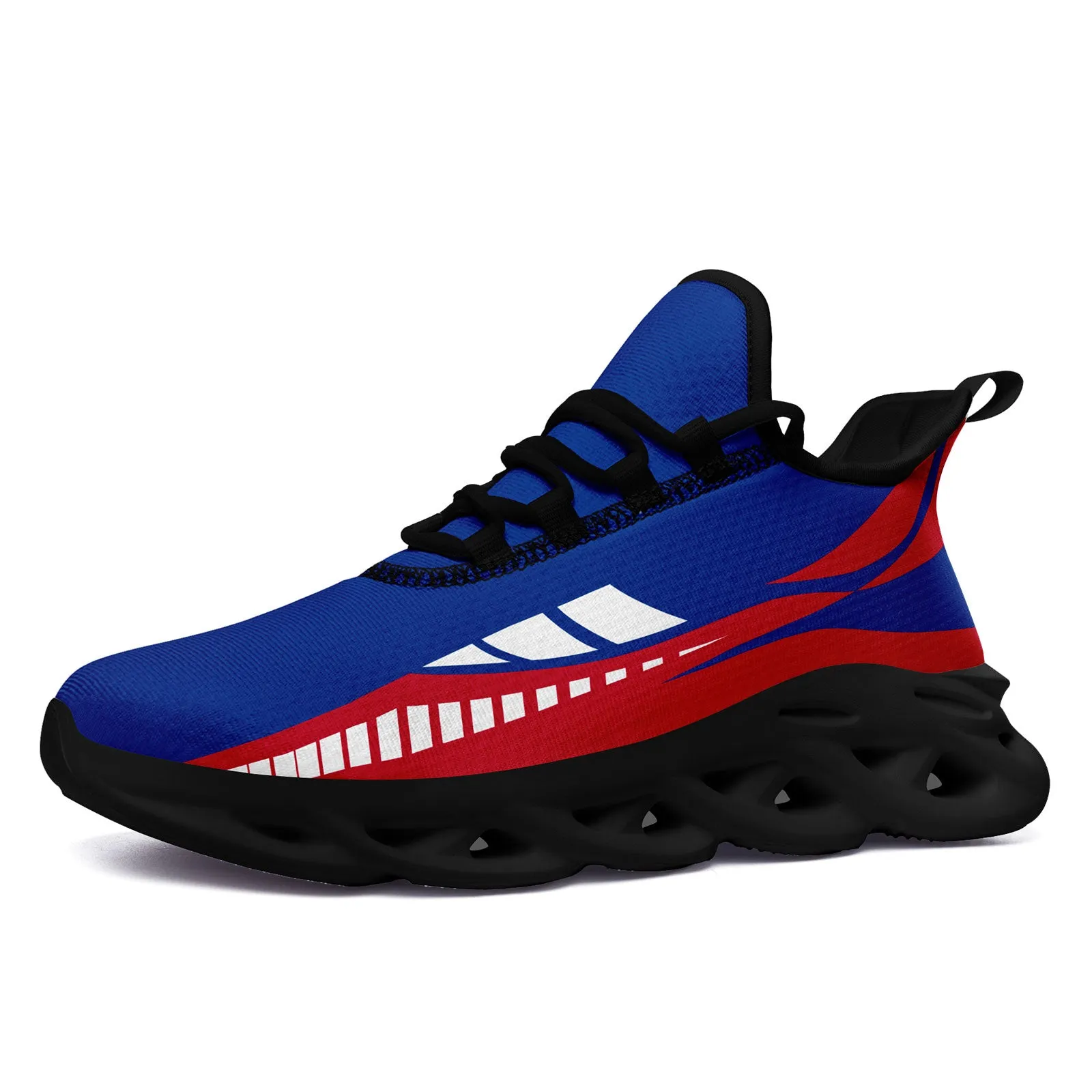 Custom Blue Red Buffalo Maxsoul Shoes Personalized Sneaker FN003-D020325-4