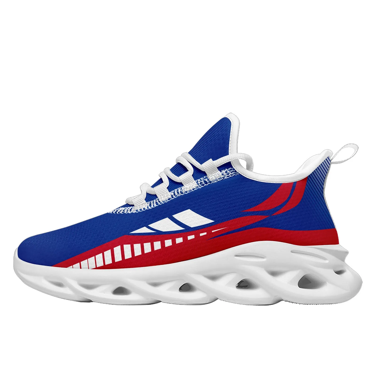 Custom Blue Red Buffalo Maxsoul Shoes Personalized Sneaker FN003-D020325-4