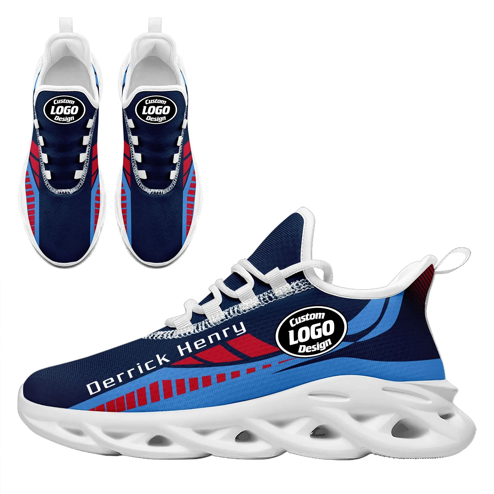 Custom Blue Tennessee Maxsoul Shoes Personalized Sneaker FN003-D020325-32