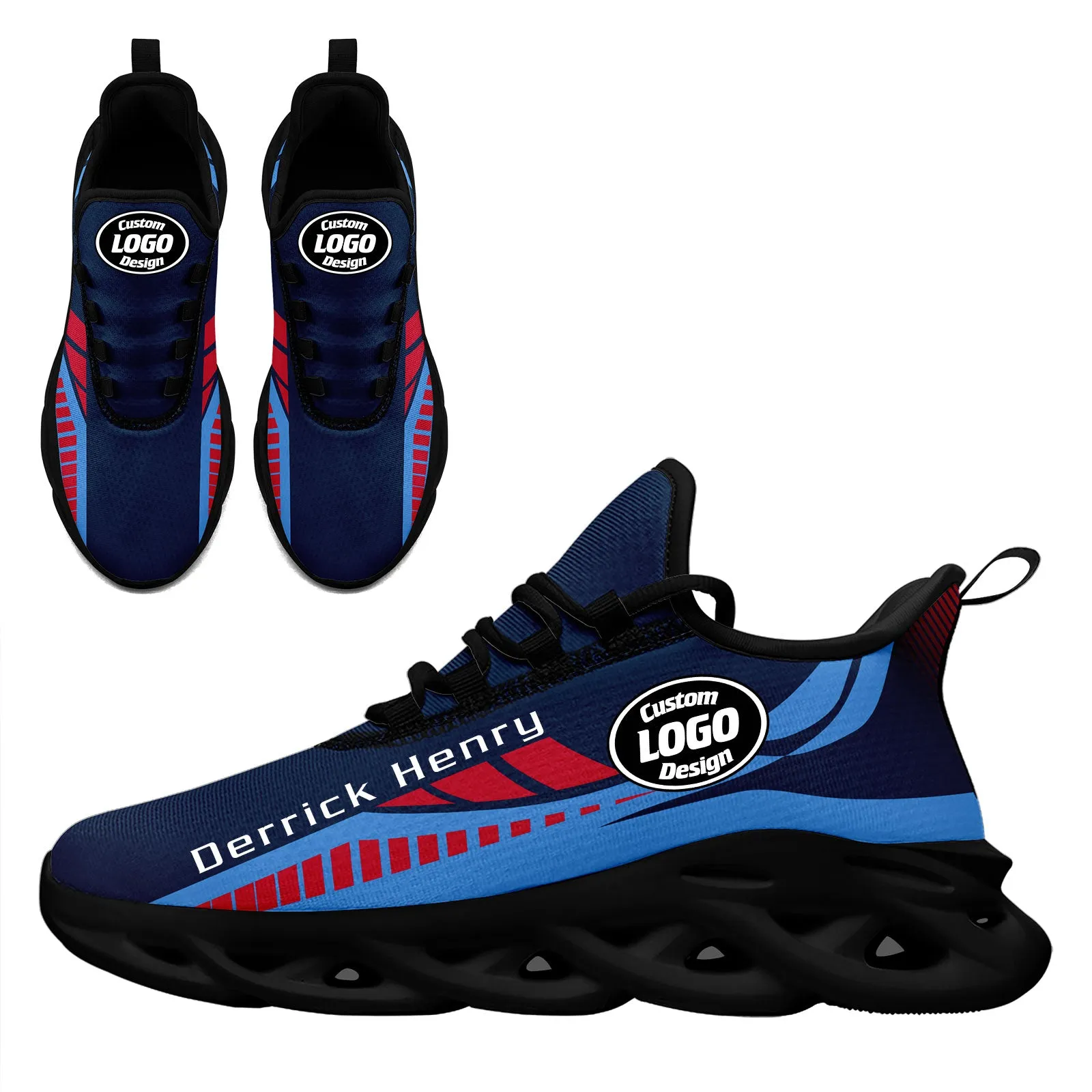 Custom Blue Tennessee Maxsoul Shoes Personalized Sneaker FN003-D020325-32