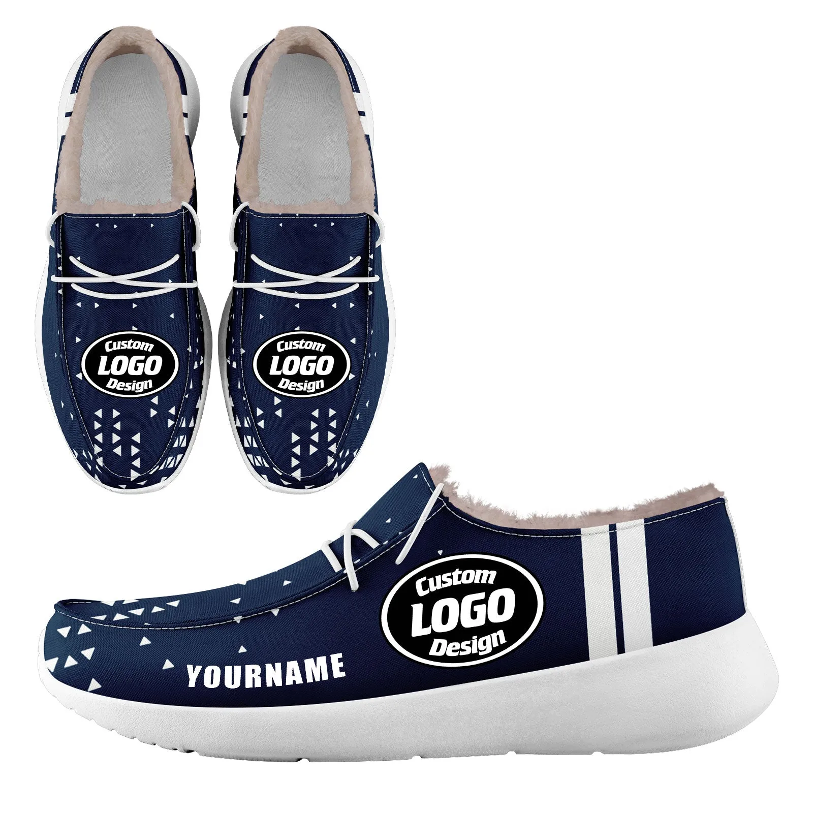 Custom Blue White Dallas Sneaker Shoes Combo Offer Personalized Combo ZH-D020289-9