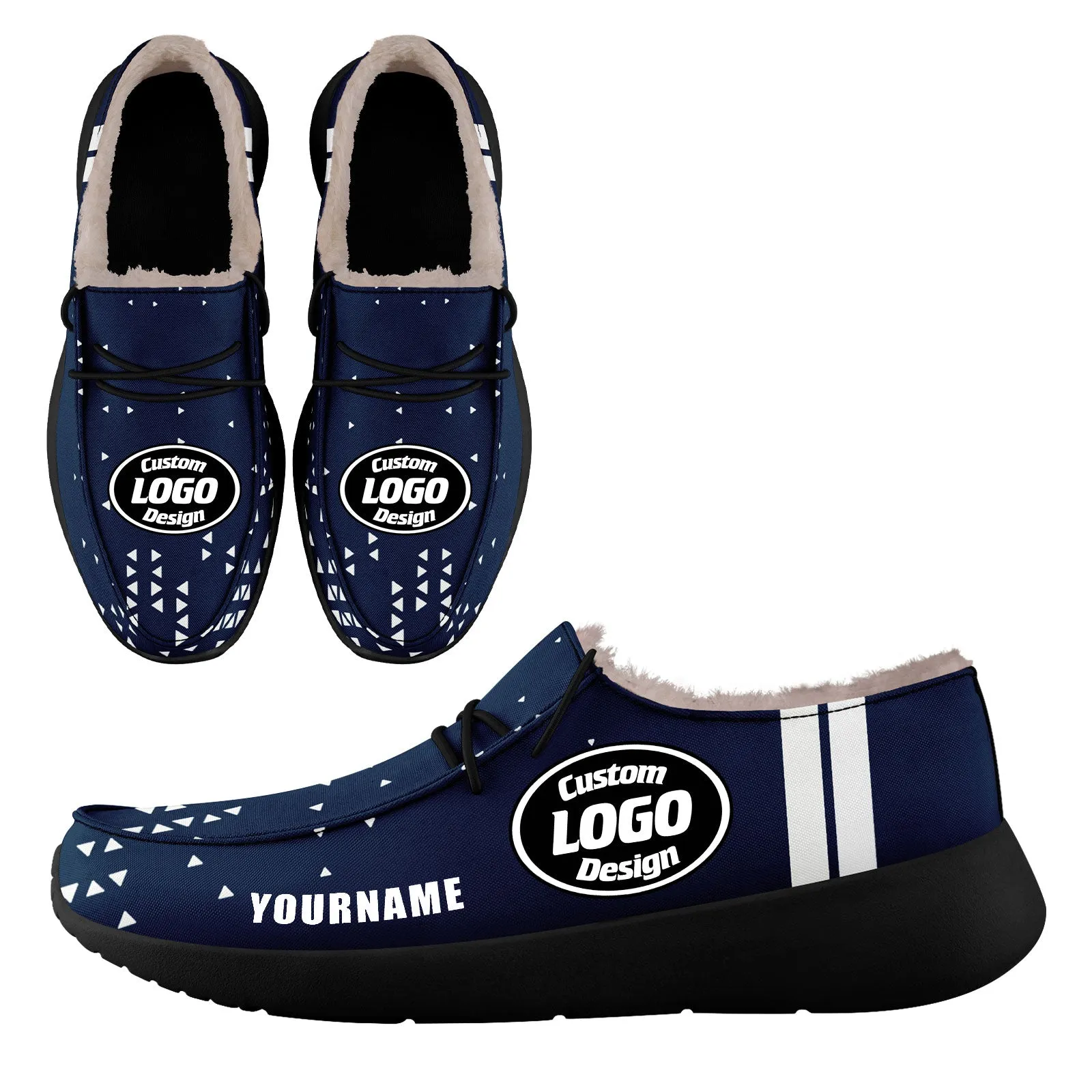 Custom Blue White Dallas Sneaker Shoes Combo Offer Personalized Combo ZH-D020289-9