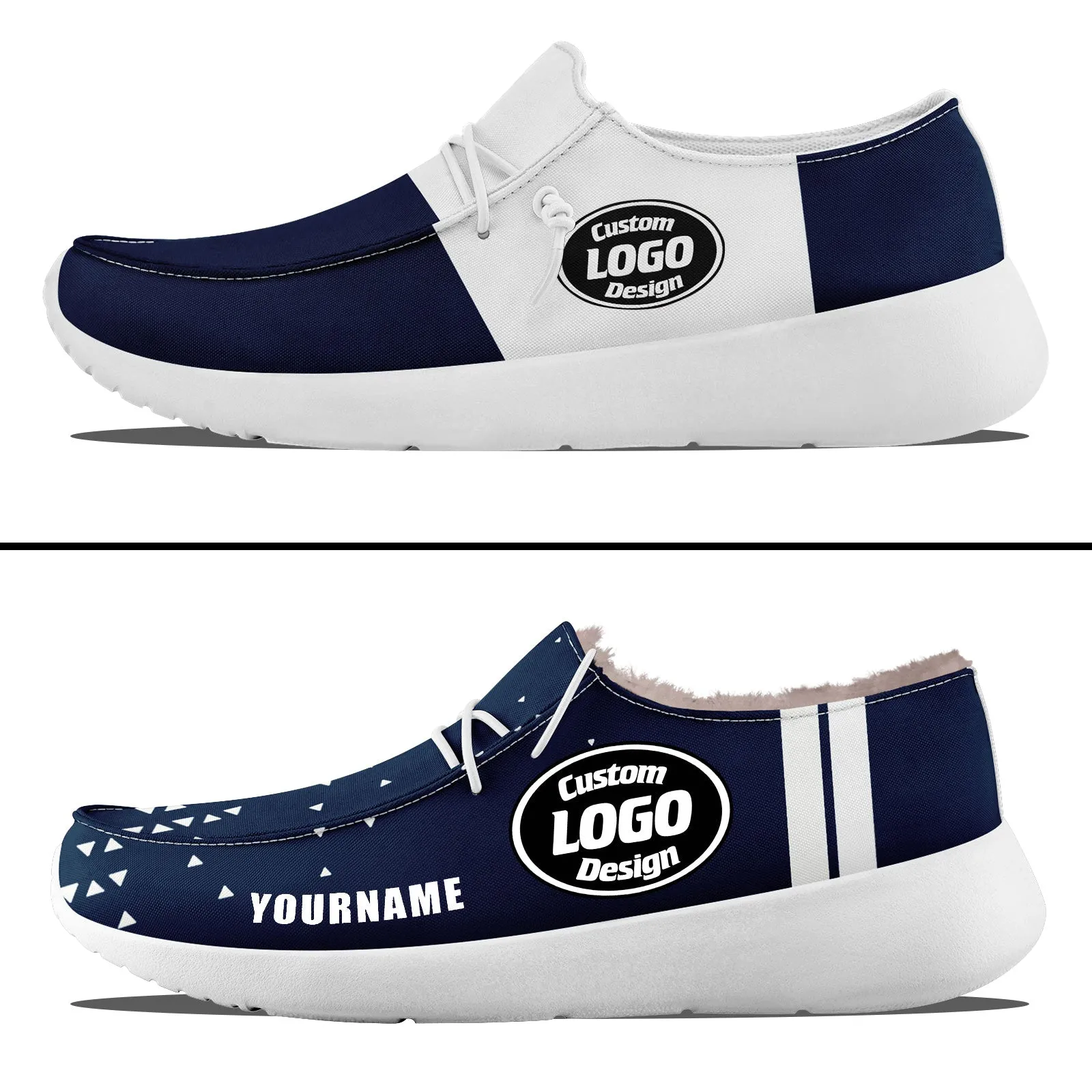 Custom Blue White Dallas Sneaker Shoes Combo Offer Personalized Combo ZH-D020289-9