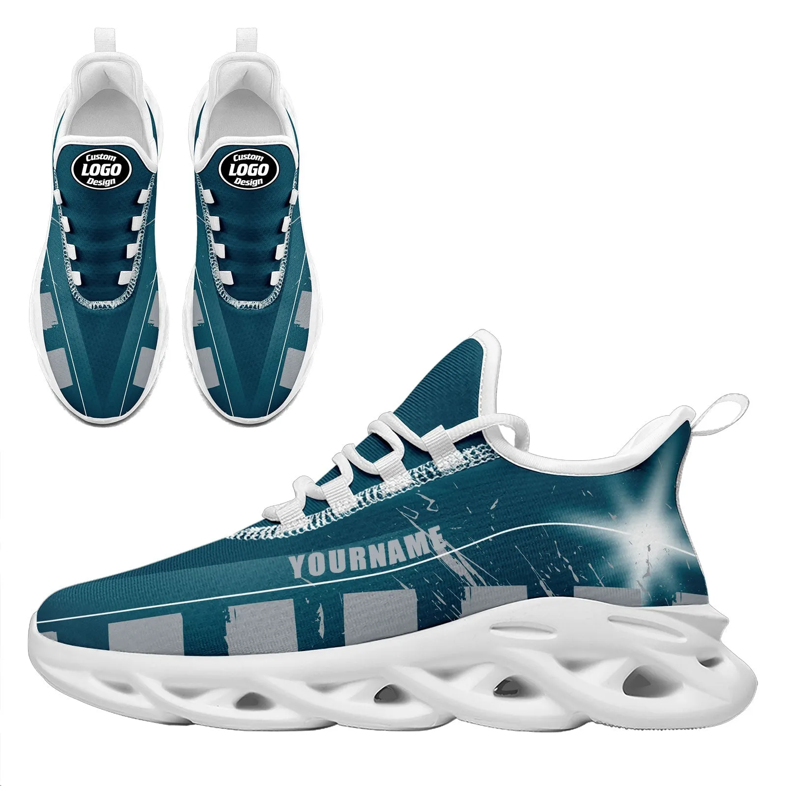 Custom Green Gray Philadelphia Maxsoul Shoes Personalized Sneaker FN003-D020260-23 Custom Online