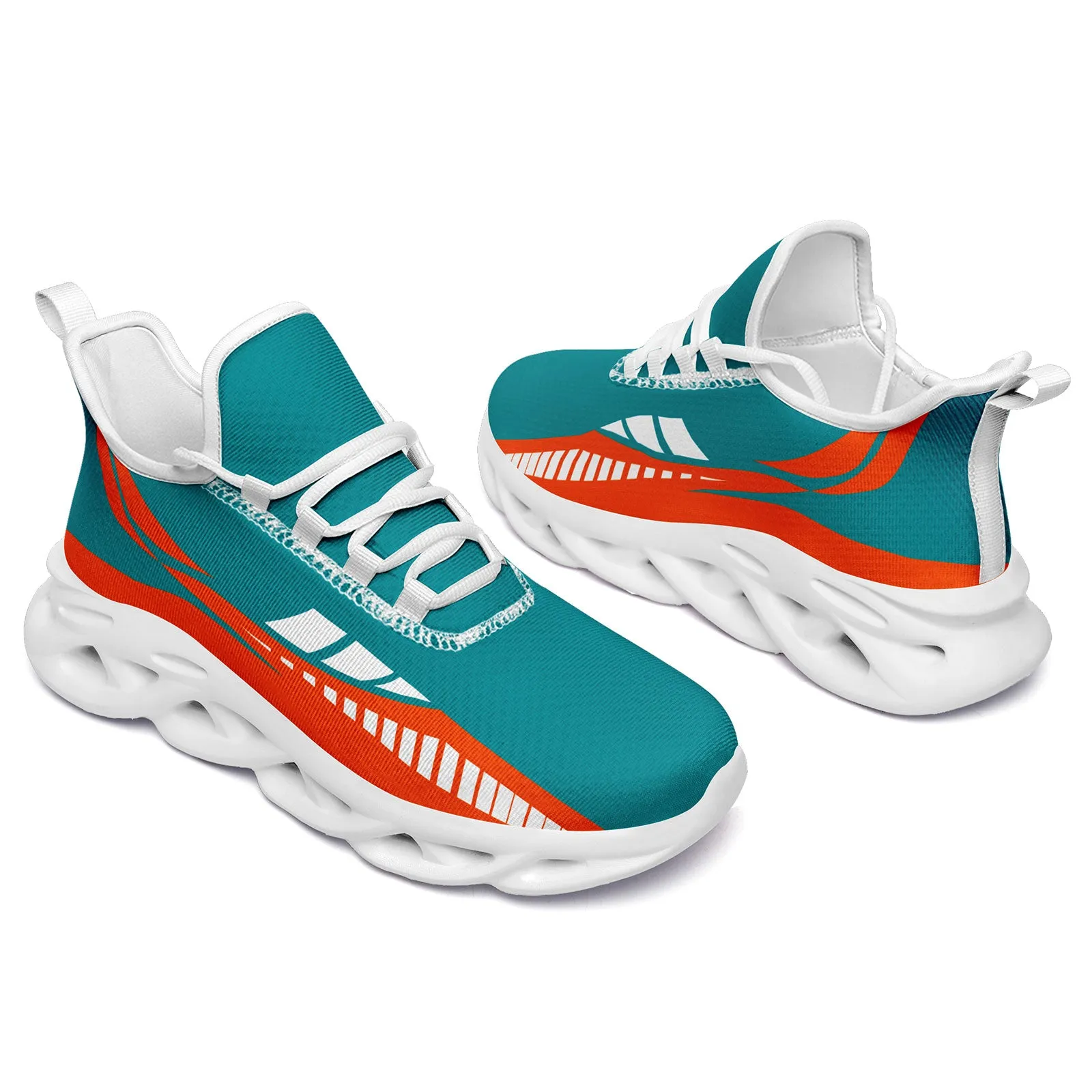 Custom Green Orange Miami Maxsoul Shoes Personalized Sneaker FN003-D020325-24