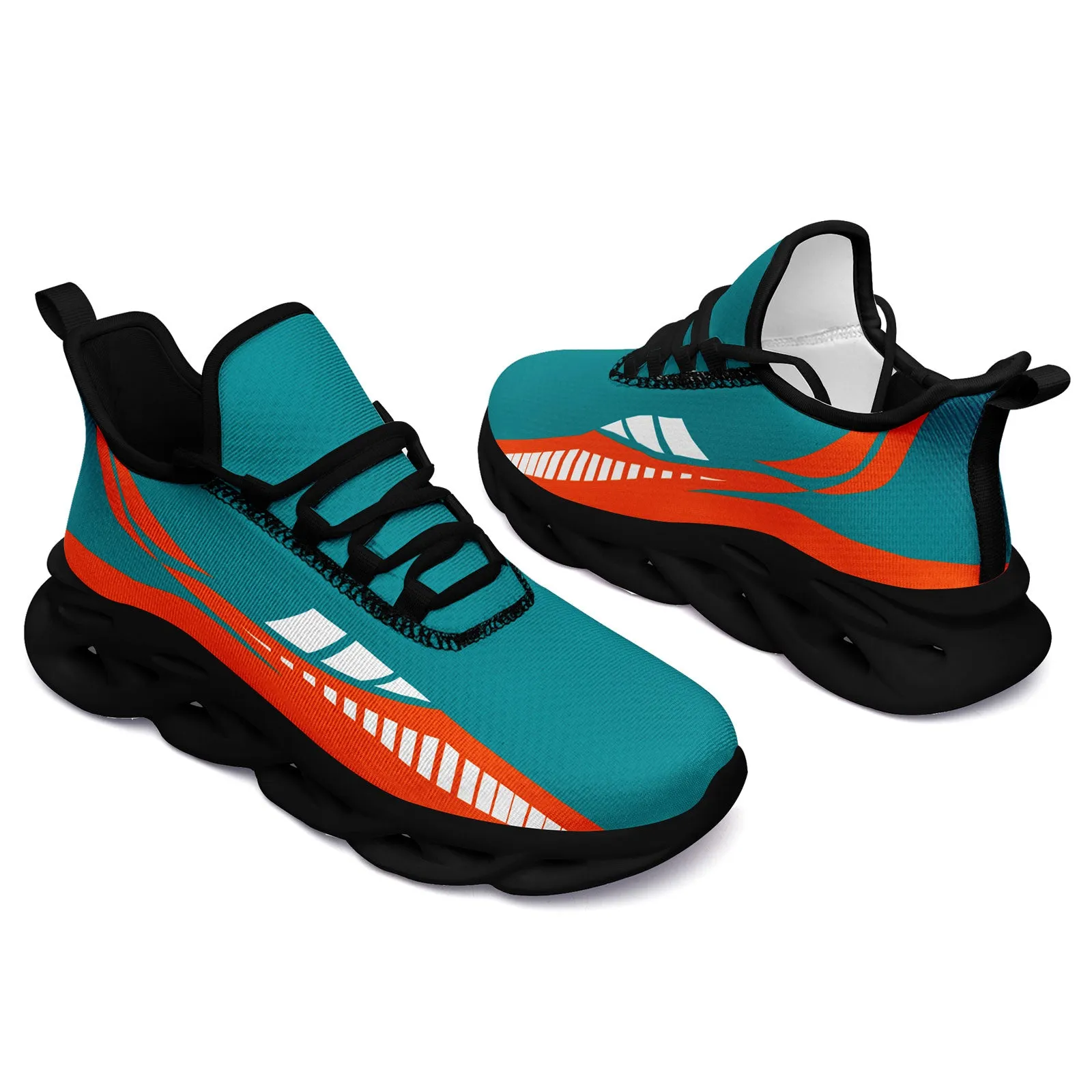 Custom Green Orange Miami Maxsoul Shoes Personalized Sneaker FN003-D020325-24