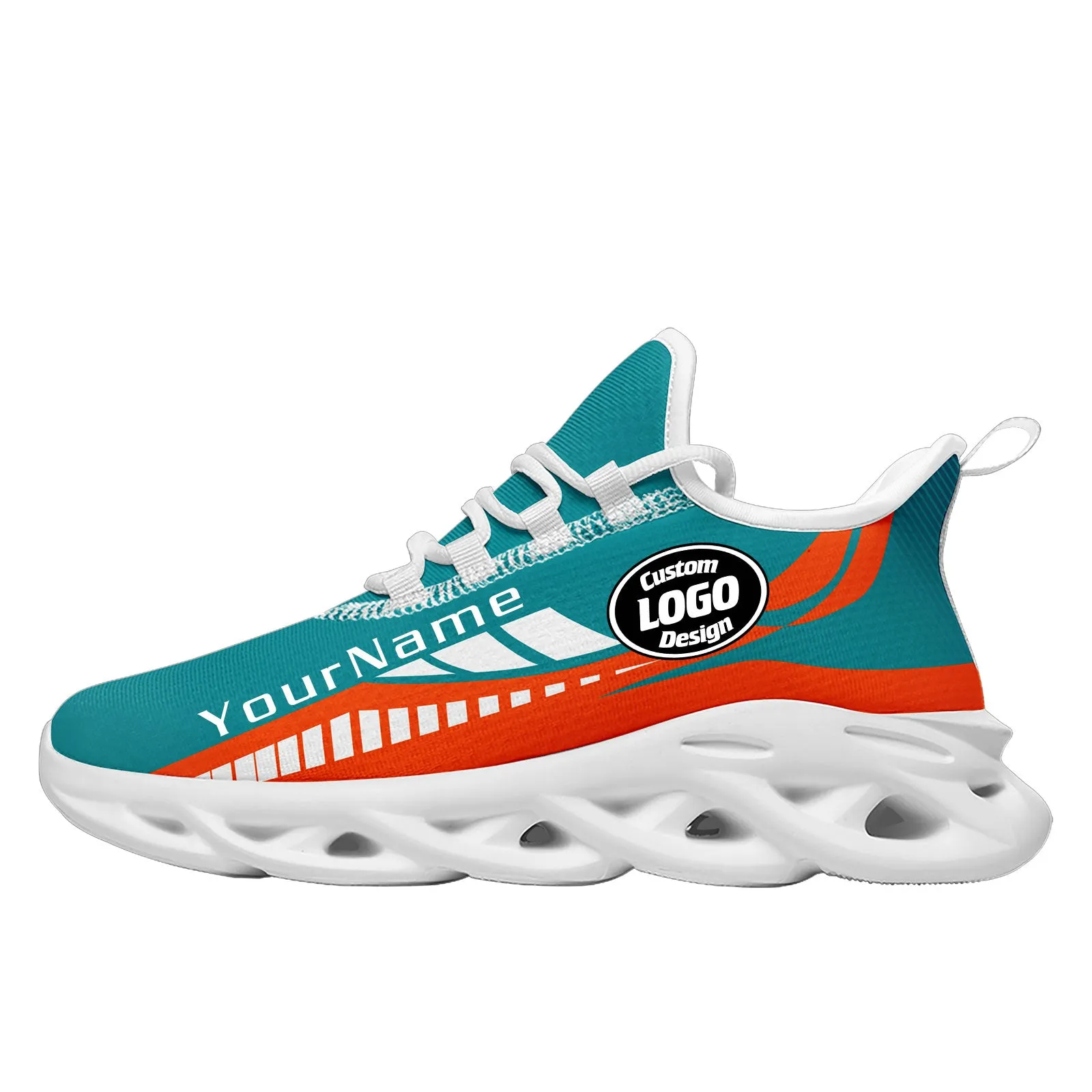 Custom Green Orange Miami Maxsoul Shoes Personalized Sneaker FN003-D020325-24