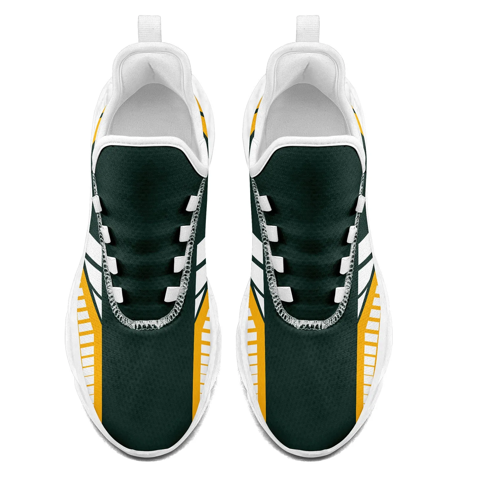 Custom Green Yellow Green Bay Maxsoul Shoes Personalized Sneaker FN003-D020325-13