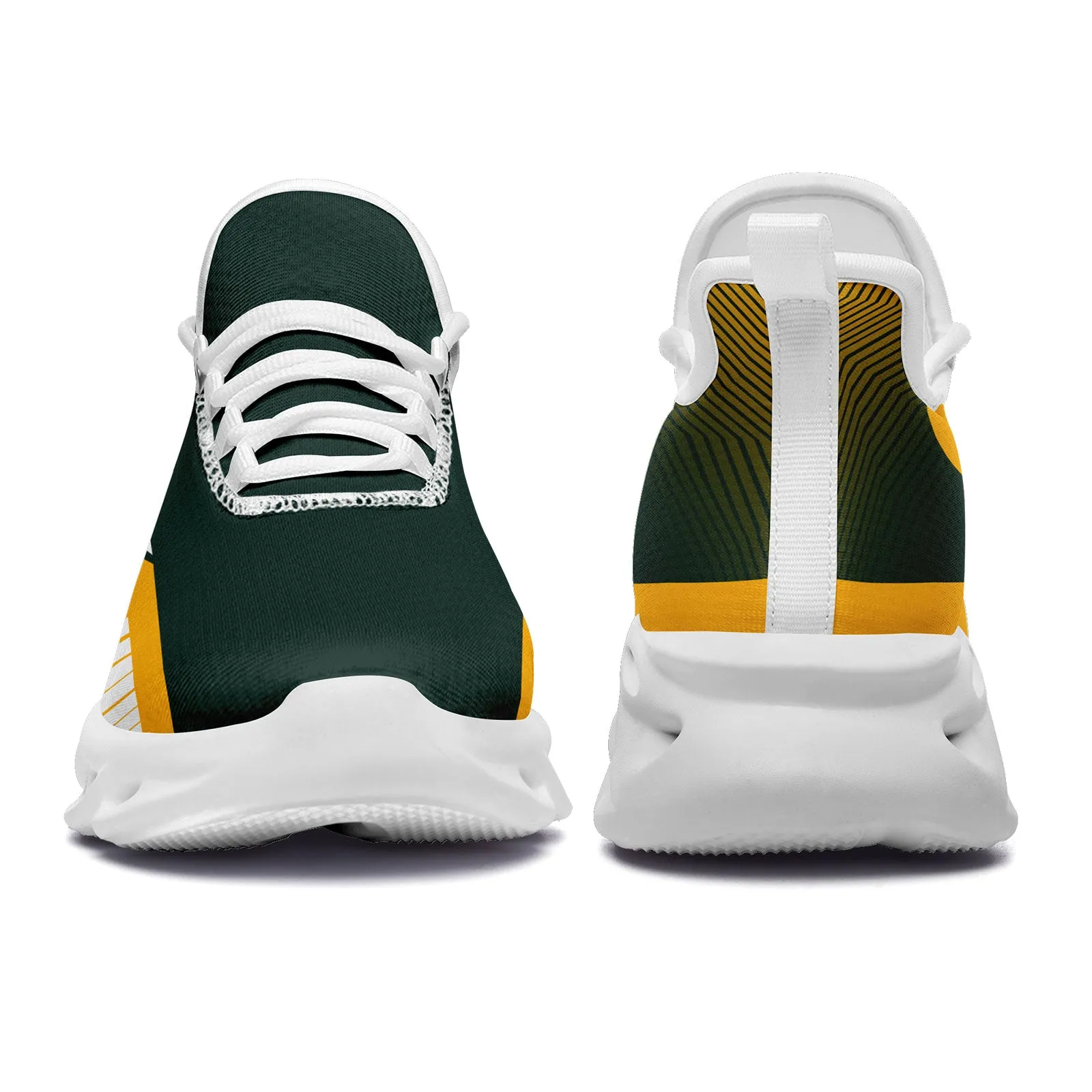 Custom Green Yellow Green Bay Maxsoul Shoes Personalized Sneaker FN003-D020325-13