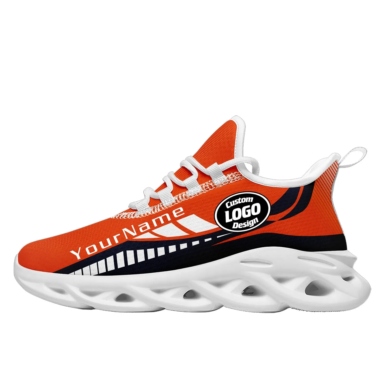 Custom Orange Blue Chicago Maxsoul Shoes Personalized Sneaker FN003-D020325-7