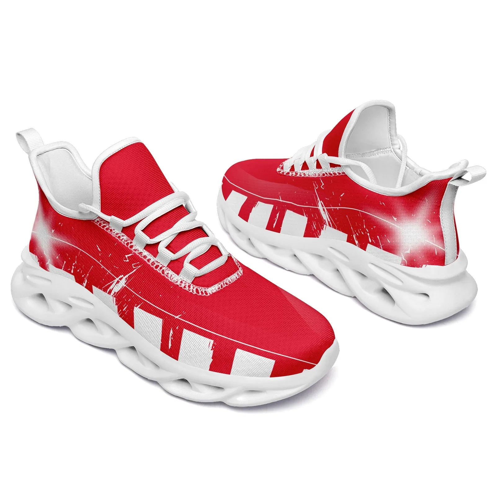 Custom Red White Kansas City Maxsoul Shoes Personalized Sneaker FN003-D020260-18 Custom Online