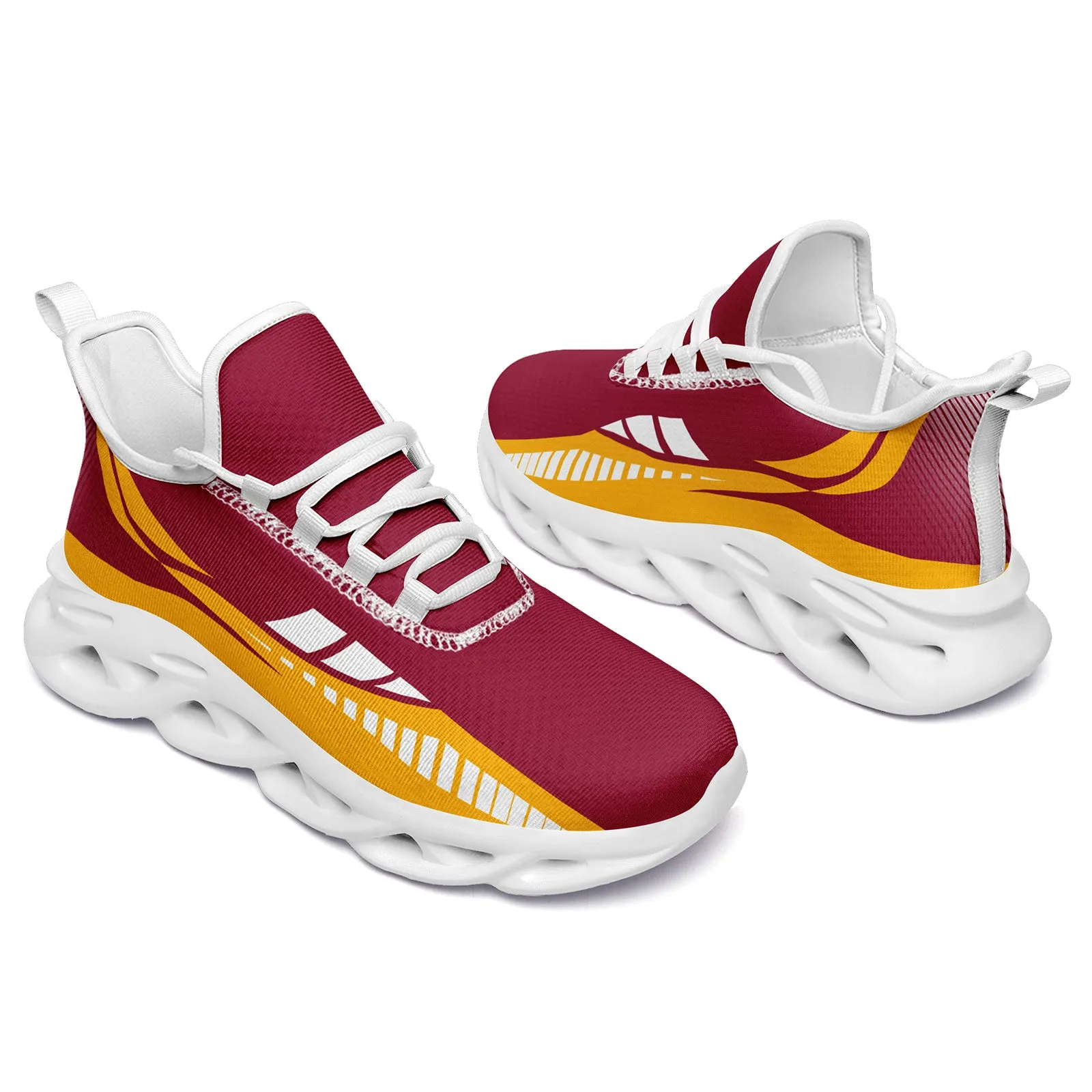 Custom Red Yellow Arizona Maxsoul Shoes Personalized Sneaker FN003-D020325-1