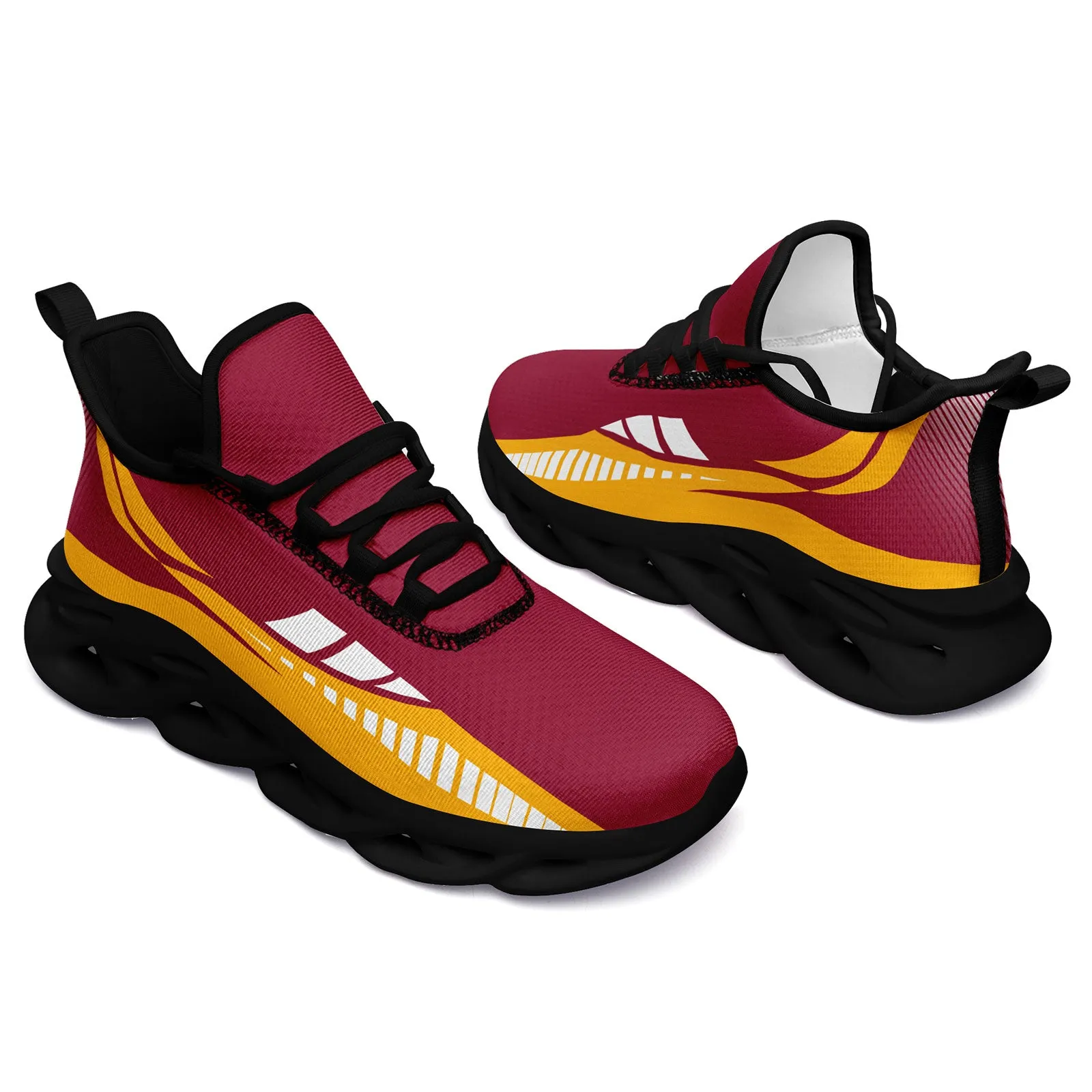 Custom Red Yellow Arizona Maxsoul Shoes Personalized Sneaker FN003-D020325-1