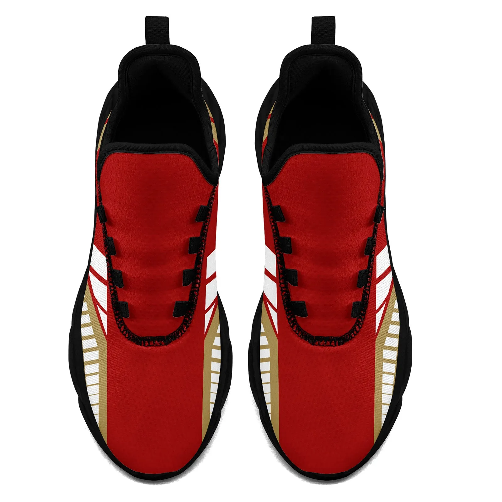 Custom Red Yellow San Francisco Maxsoul Shoes Personalized Sneaker FN003-D020325-25