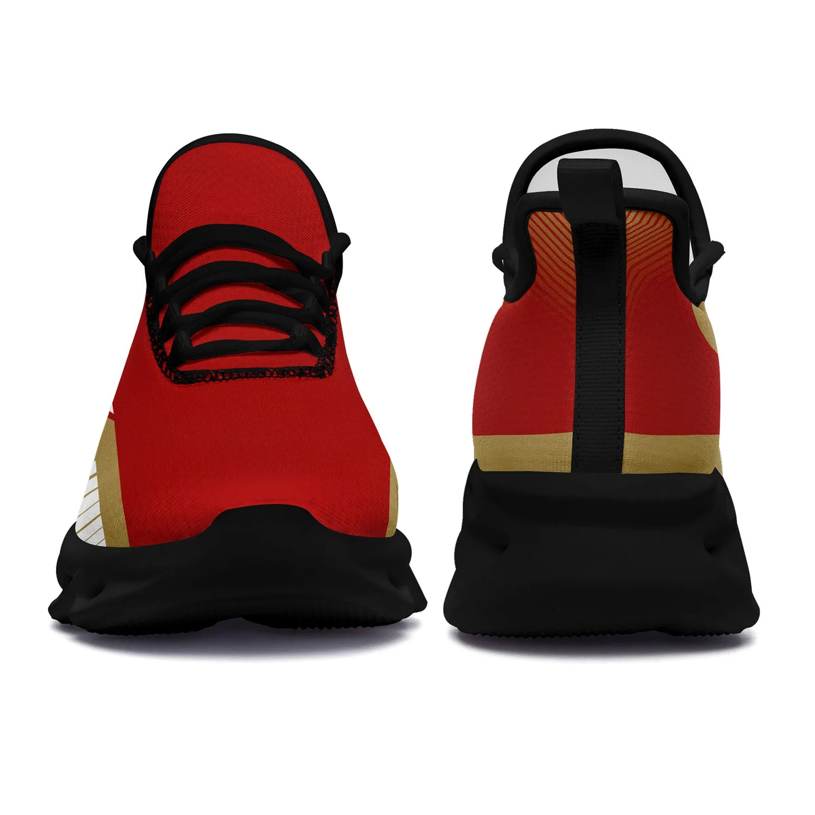 Custom Red Yellow San Francisco Maxsoul Shoes Personalized Sneaker FN003-D020325-25