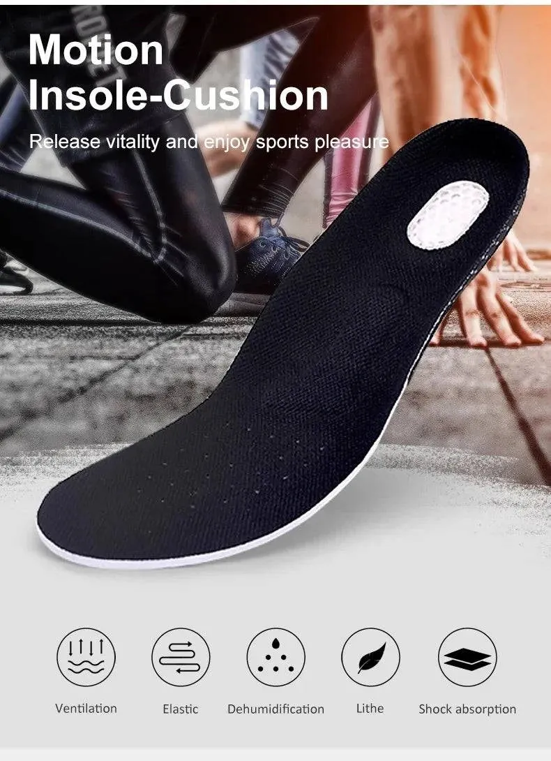 Cuttable Silicone Insoles for Shoe Men Women Orthotic Arch Support Sport Shoe Pad Soft Running Insert Cushion Memory Foam Insole