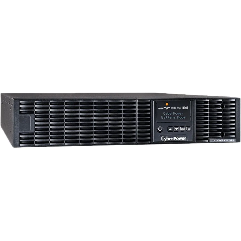 CyberPower Smart App Online 3000VA/2700W 7 Outlets 2U Rack/Tower UPS System New Battery - Certified Refurbished