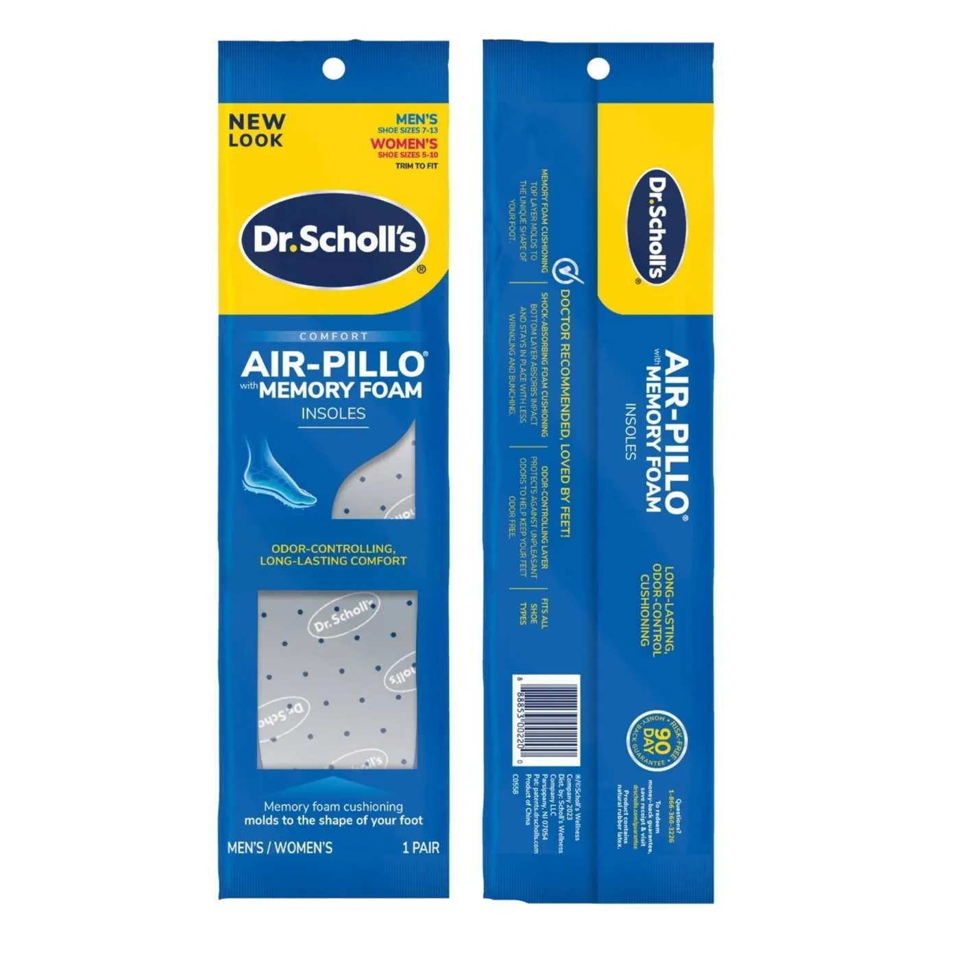 Dr. Scholl's Air-Pillo with Memory Foam Insoles for Men & Women