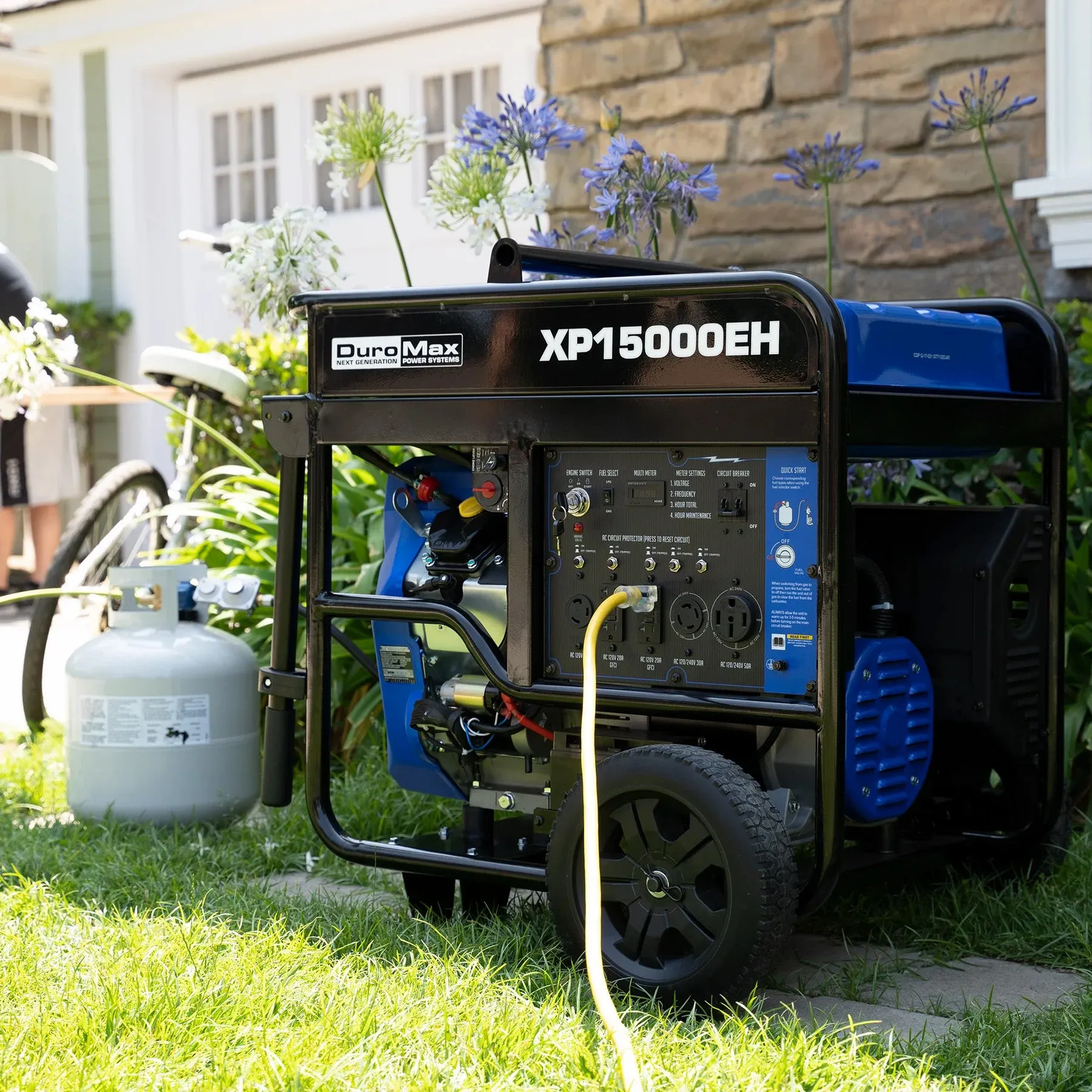 DuroMax XP15000EH Dual Fuel Portable Generator | 15,000 Watts