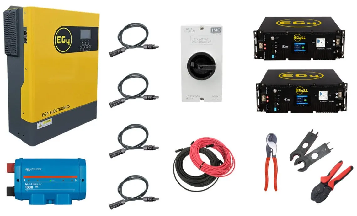 EG4 Complete Mobile Solar Kit 3000W Output | 5000W PV Input | [Kit-E0010]