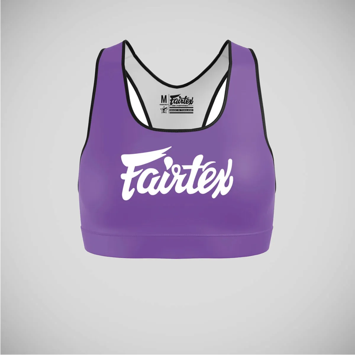 Fairtex SB1 Classic Sports Bra Purple/White